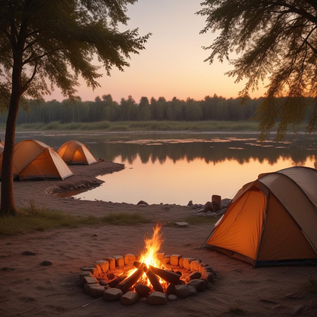 Стоимость кемпинга на берегу реки Нарочанка