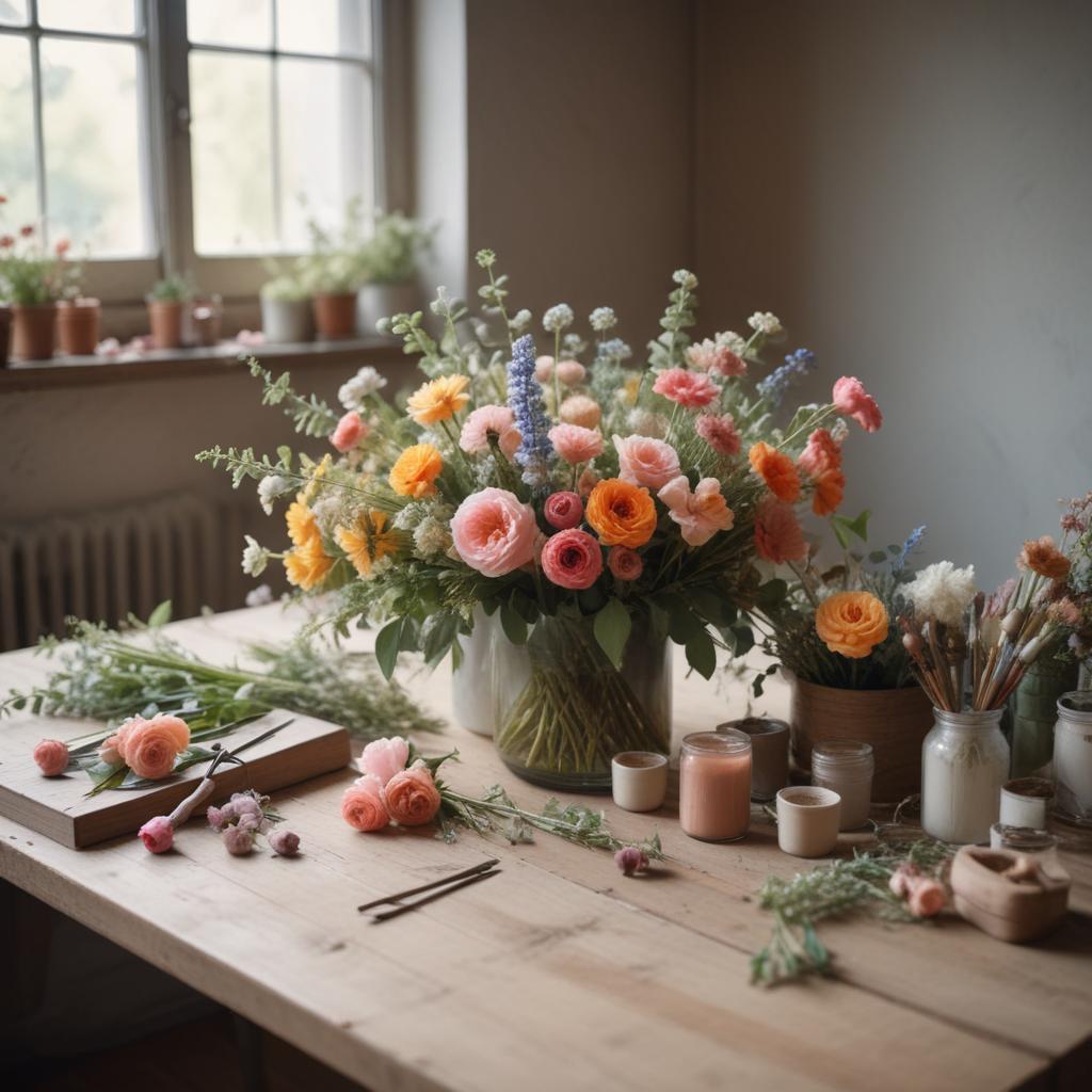 Цветочная мастерская: основные технологии, материалы и форматы работ